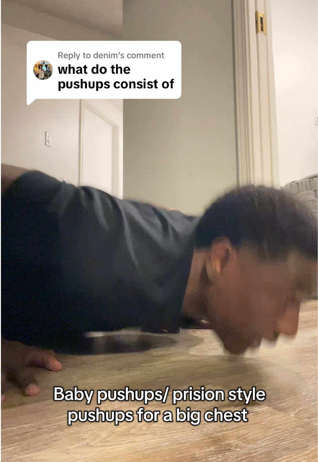 Replying to @denim #pushups #workout #chestexercise #gym #fyp 
