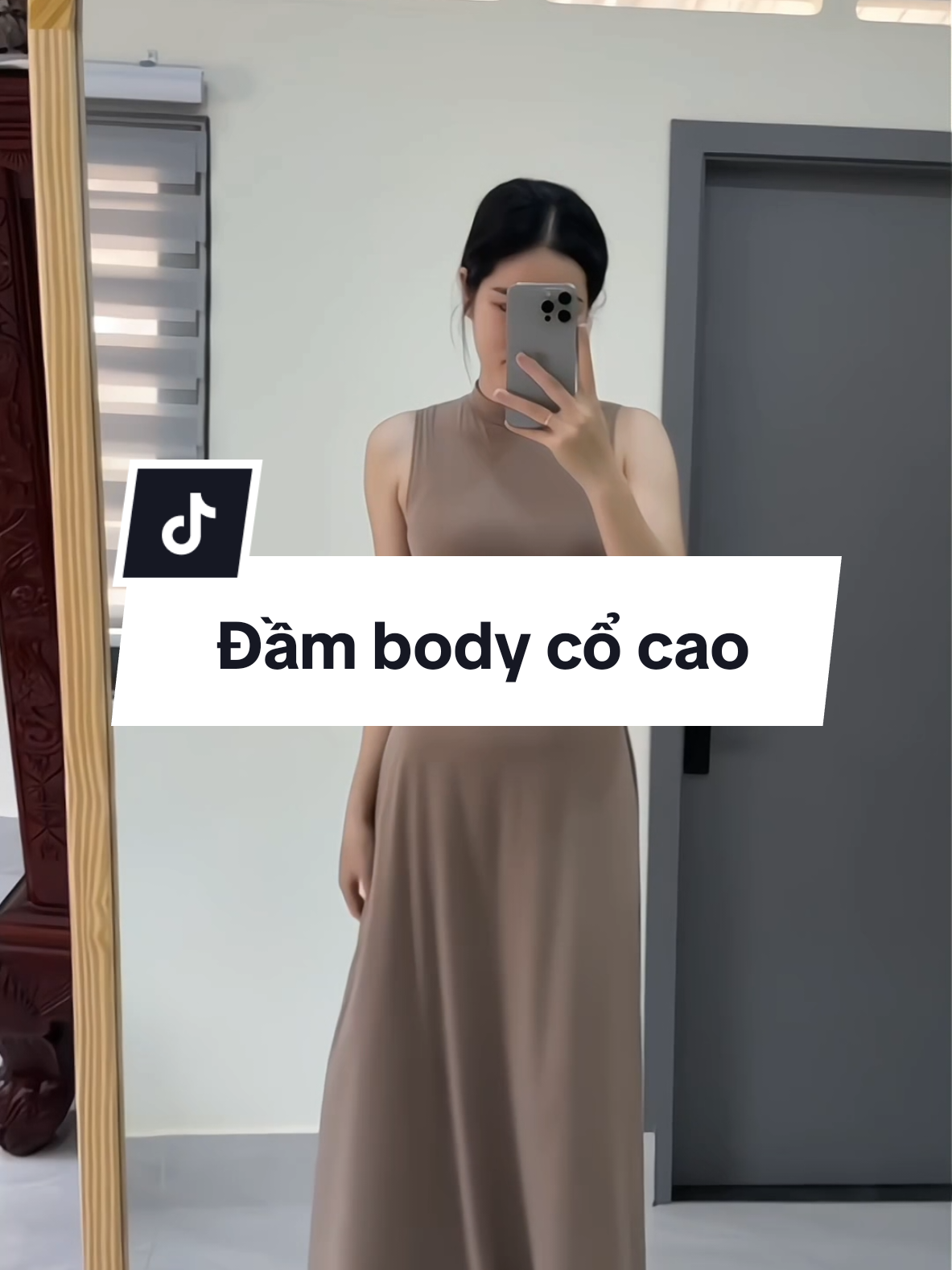 Mí bà 1m7 diện iem này vô tư nha, ý là hông có bị ngắn í #ootdfashion #dambody #damdangdai #phoidoxinh #hackdang 