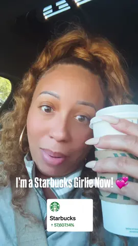 I’m officially a Starburcks Girlie💞 But I am here for the dividends too though. They have a great chance of being one of my top investments!! 🤣 What do yall be drinking when yall go?? Give me some ideas!! 🤔 