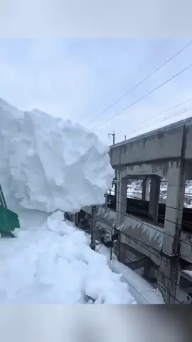 Roof snow removal#asmr #relax #satisfying #snow #fyp