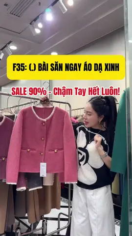 (.) bài săn lẹ áo dạ xinh xỉu này đi ce ơi, SALE 90% bao zá toàn tt, ce chậm tay là hết luôn 😍 @Hương Trà Vintage @Hương Trà Family #huongtra #huongtravintage #huongtrachuyenhangcaocap 