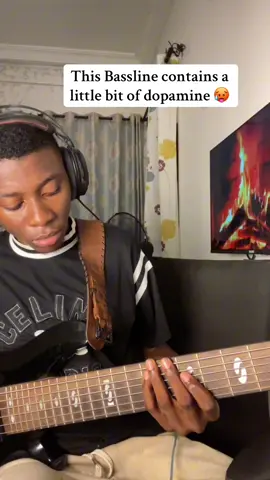 This Bassline contains dopamine 😩  My IGBO ladies who know how to dance 💃🏽 oyaahh na give that dopamine dance #dopamine #basscover #fireboy #bassist #igbo @Fireboy DML 
