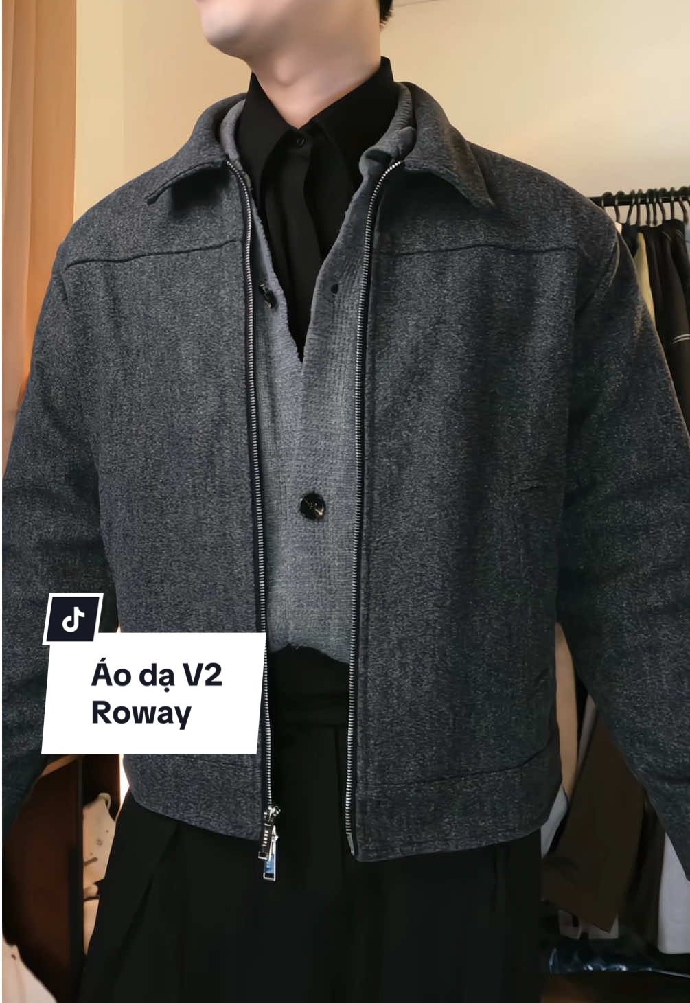 Áo dạ bản V2 năm nay xịn quá 🔥 #roway  #aokhoac #cuocduanhasangtao #xuhuong2025 #aokhoacdạ 
