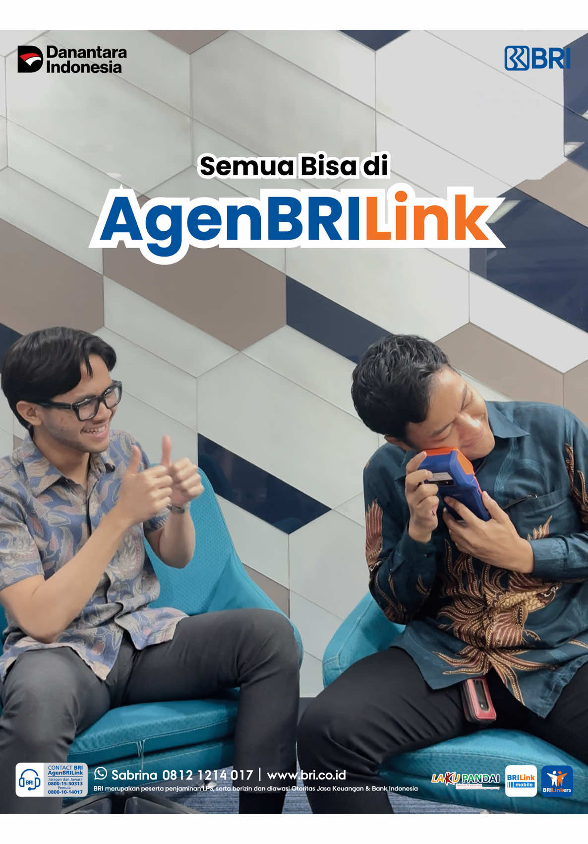 ✨AgenBRILink: Satu Tempat, Semua Beres! ✨ Capek bolak-balik untuk urusan transaksi? Stop! Di AgenBRILink, semua jadi #LebihDekatCepatBermanfaat! Di AgenBRILink, kamu bisa: 💸 Transfer, Setor, dan Tarik Tunai 🚌 Tiket Travel 💳 Top Up 📱 Pulsa & Kuota 🧾 Pembayaran Dan banyak lagi produk BRI lainnya! Nggak perlu jauh ke bank/ATM. Kunjungi AgenBRILink terdekat sekarang juga! #AgenBRILink #BRILinkers #BRI