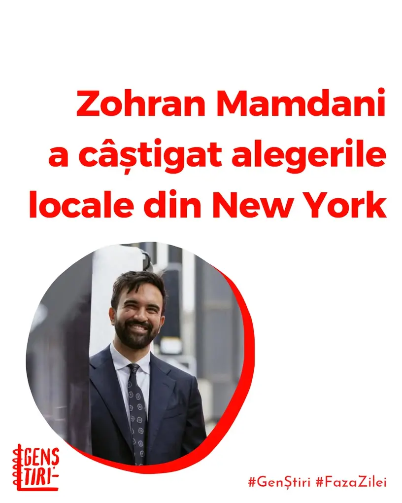 Zohran Mamdani, socialistul democrat de 34 de ani, i-a învins pe fostul guvernator Andrew Cuomo și pe republicanul Curtis Sliwa la alegerile locale din New York, arată rezultatele parțiale. Mamdani a avut o campanie cu clipuri virale pe rețelele sociale și s-a prezentat ca un progresist şi o voce a noii generații. El a promis că va taxa bogații pentru a finanța programe sociale. A repetat în această noapte că planurile sale includ înghețarea chiriei, gratuitatea autobuzelor urbane și îngrijirea universală a copiilor pentru ca cel mai mare oraș din SUA să devină mai accesibil.  În discursul său, Mamdani a transmis: „În această seară am ieșit din vechi în nou”. Candidatul democraților s-a prezentat ca un opozant al lui Donald Trump, care l-a descris ca fiind un comunist și a amenințat că va tăia fondurile federale daca Mamdani va câștiga. El a avut și un mesaj direct pentru Trump: „Donald Trump, din moment ce știu că te uiți, am patru cuvinte pentru tine: dă volumul mai tare”. Apoi, a adăugat: „Ca să ajungi la oricare dintre noi, va trebui să treci de noi toți”.  Președintele american a scris pe platforma sa, Truth Social: „...ȘI AȘA ÎNCEPE!