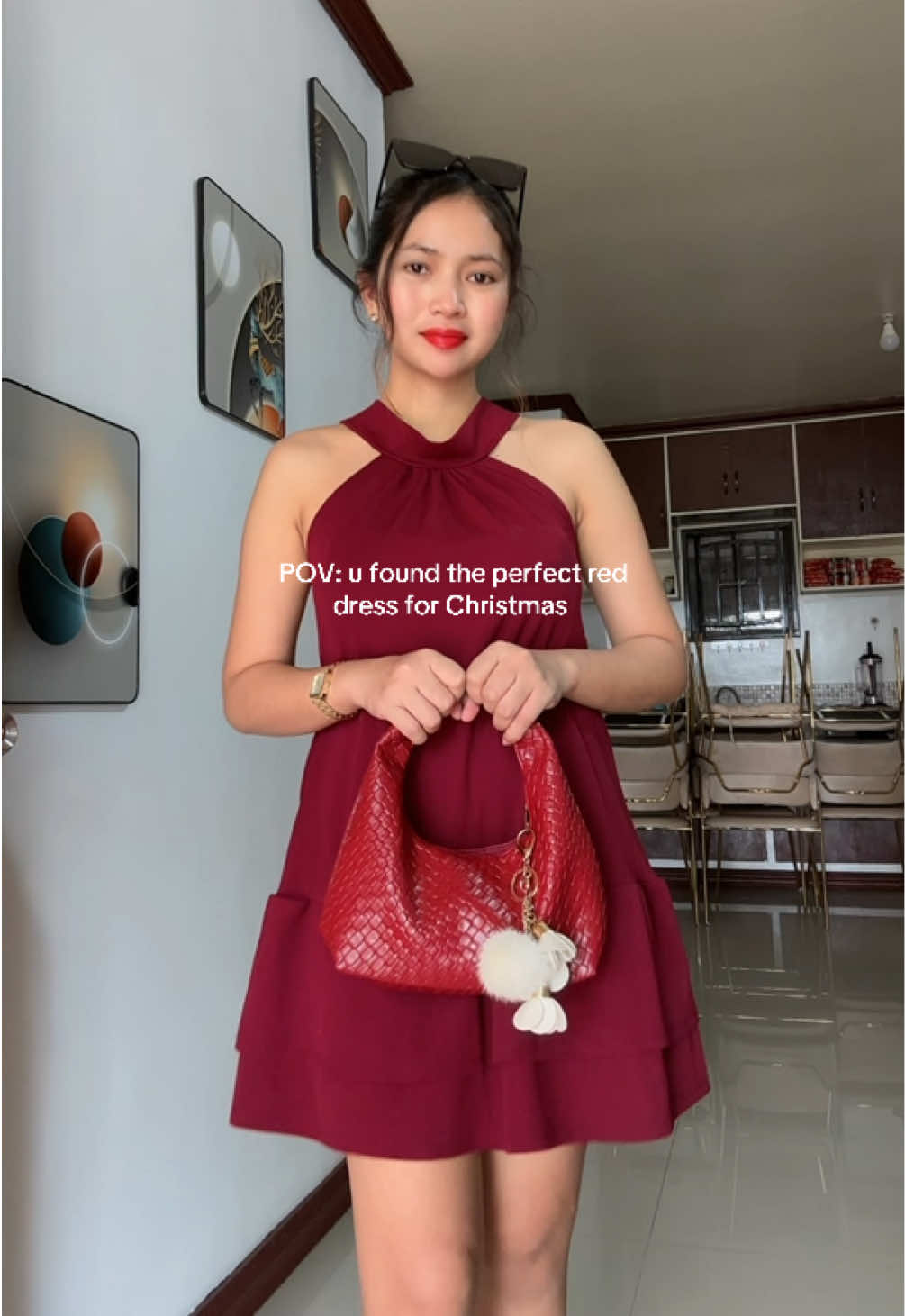 The red dress u need this Christmas 🎄#redress #dress #casualdress #dressrecommendation 