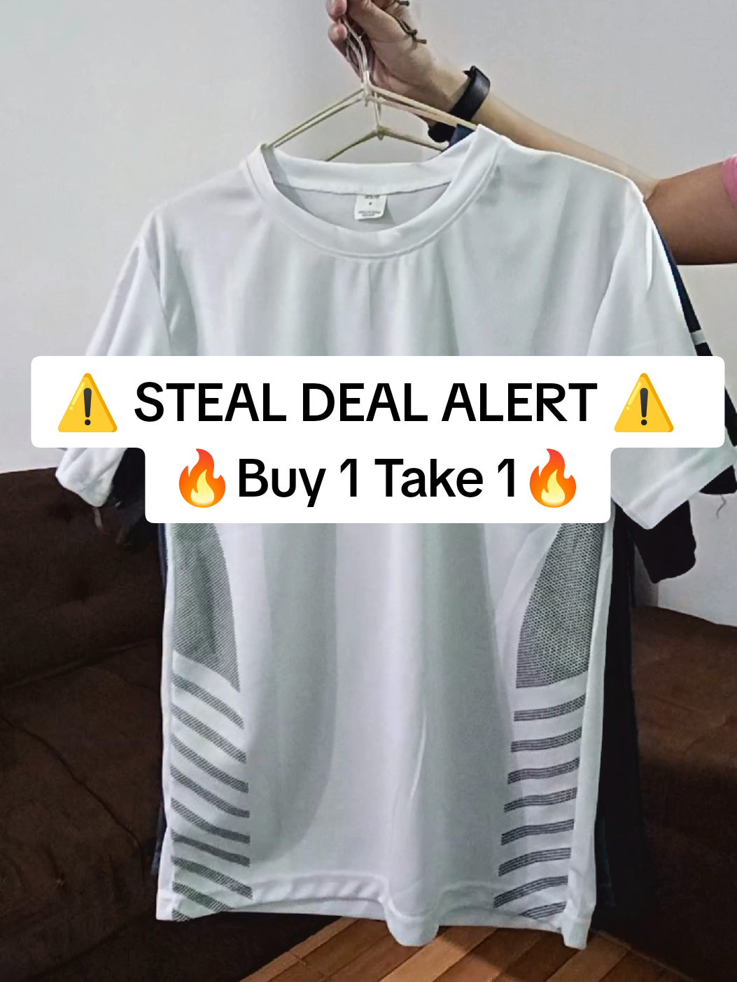 ⚠️ STEAL DEAL ALERT ⚠️  Buy 1 Take 1 high-quality running shirt! Grab yours now before it’s gone! 🏃‍♂️🔥 #runningshirt #buy1take1 #unisex #gymshirt #workoutshirt 