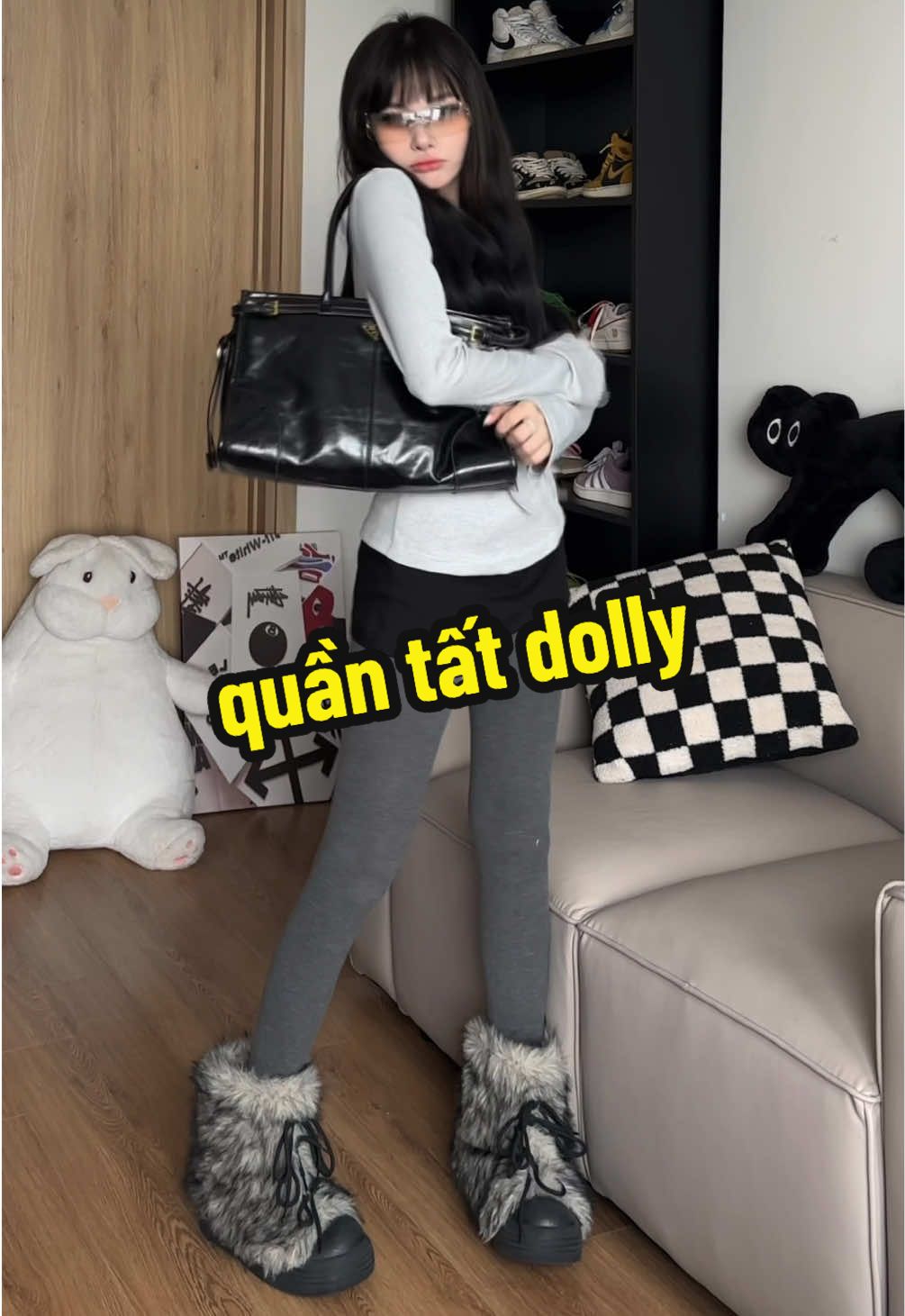 quần này mặc style kiểu như Hàn Quốc á #ngthitien #quantatdolly #DollySecret 