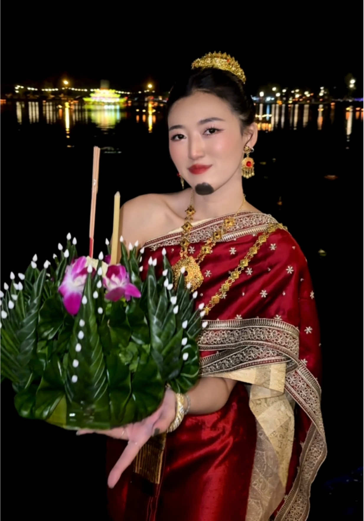 ใส่ชุดไทยยังไงให้เหมือนตรุษจีน 🪷🌕