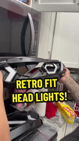 Make your headlights look cool for less than $100✅ #creatorsearchinsights #carhacks #headlights #DIY #fyp 