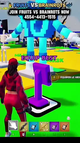 @Pandvil  || FRUITS VS BRAINROTS || 4554-4413-1515 