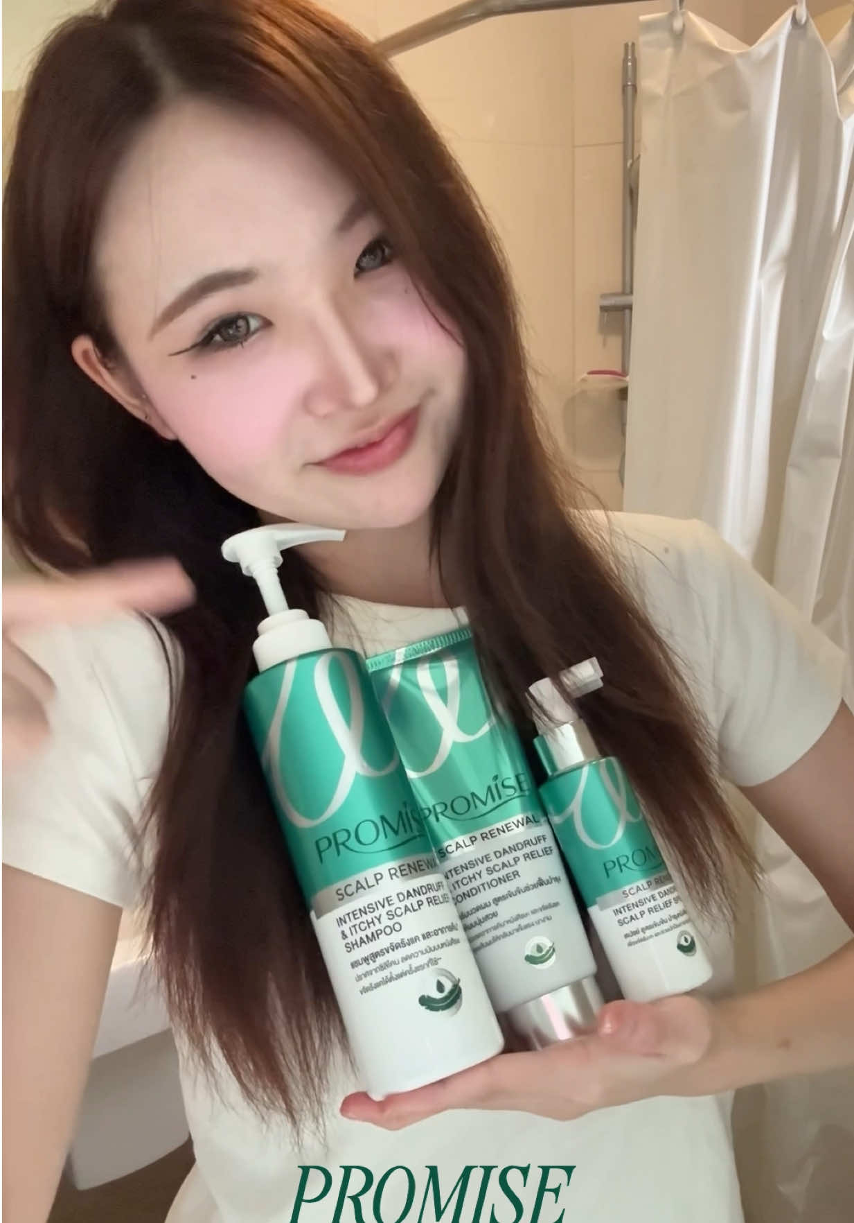 How to ทำยังไงให้ผมสวย สุขภาพดี ไม่มีรังแค🧖🏻‍♀️🧼🎀✨ #Promiseชี้เป้าผมดี  #PromiseHairCareTH #PromiseScalpRenewal 