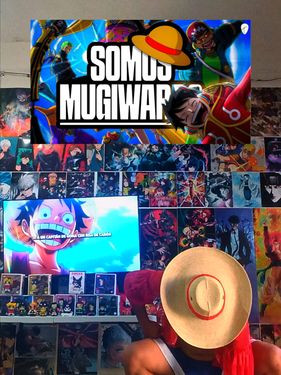 Somos, somos, somos #MUGIWARAS 😎🔥💪🏻 Pdts:@The Ghost Writer YT este bro está haciendo que con su canción me estén dando ganas de empezar a verme #OnePiece ¿Me lo recomiendan? 🧐🍷👌🏻  Otro Pdts: El presupuesto y mi cuerpo para los #Cosplay van a mejorar con el tiempo😇🛐✨ #Luffy #VictorRivera 
