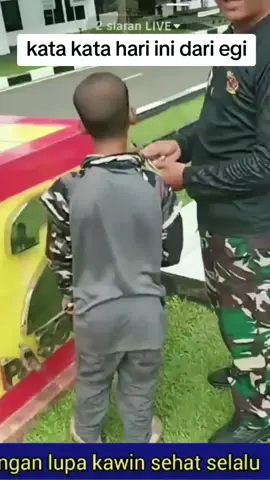 kata kata dari Egi jangan lupa kawin' #egikdm #barakmiliter #bapakaing #kdm#gubernurjawabarat 