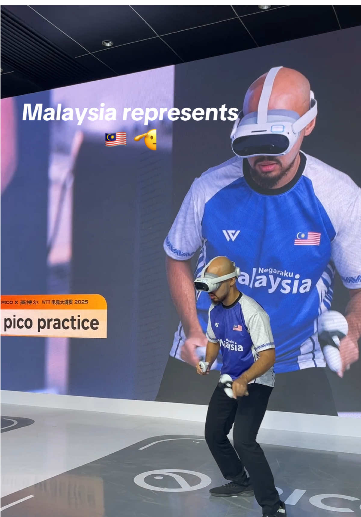 Throwback zaman international ku 😆 #pico #eleventabletennis #vr #tabletennis #pingpong 