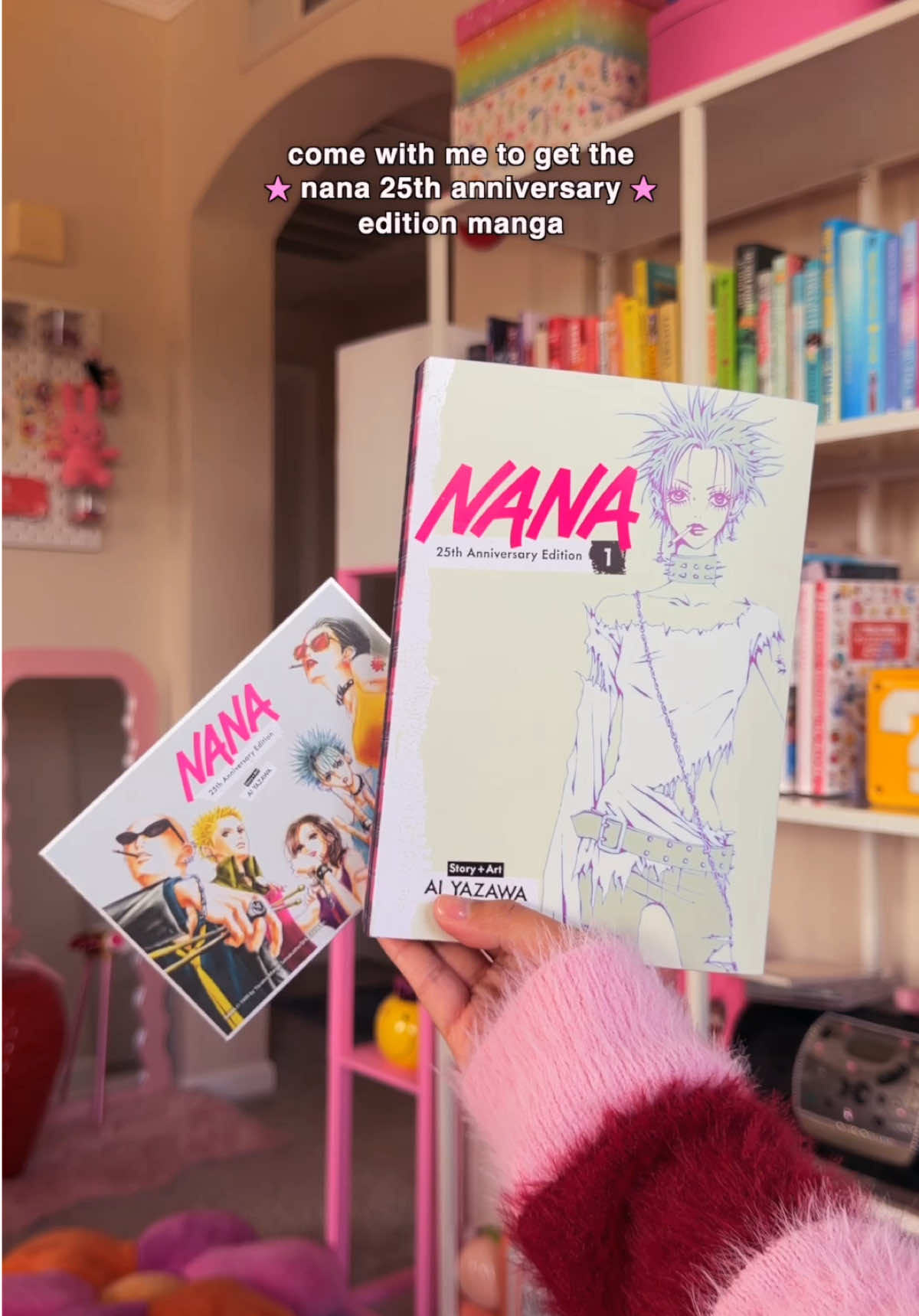 hey nana do you remember the first time we met? 🥹🍓unboxing the 25th anniversary edition manga of one of my favorite animes ever :’) #manga #anime #nana #aiyazawa #nanaosaki 