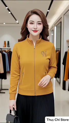 Áo Khoác Cotton Đính Đá, kiểu dáng trẻ trung năng động. #aokhoacnu #thoitrangnu #xuhuong #viral #thinhhanh   