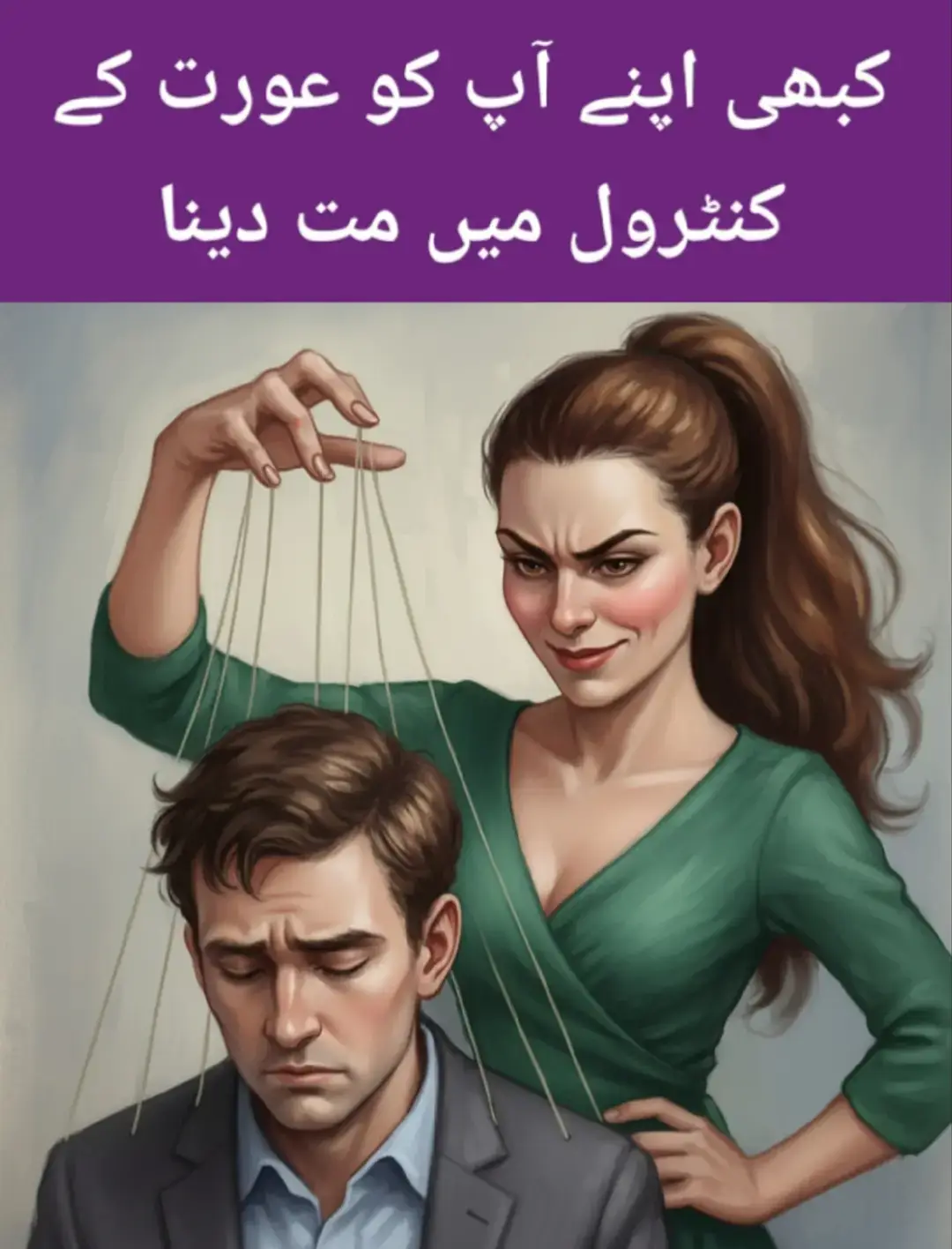 Agree or not....... کبھی اپنے آپ کو عورت کے کنٹرول میں مت دینا بیٹا، یاد رکھنا! دنیا کا سب سے بڑا زہر غربت نہیں، بیماری نہیں—بلکہ وہ دن ہے جب ایک مرد اپنی قیادت عورت کے قدموں میں پھینک دے۔ جس لمحے تم نے عورت کو کنٹرول دے دیا، اسی لمحے تمہارا وقار مر گیا، اور جہاں وقار دفن ہو، وہاں محبت بھی کبھی جنم نہیں لیتی۔ 1۔کنٹرول عزت کا قاتل ہے عورت وقتی طور پر خوش ہو سکتی ہے کہ اس کی مرضی چل رہی ہے۔لیکن دل کے اندر وہ تم سے نفرت کرنے لگتی ہے کہ تم اتنے کمزور تھے کہ ڈٹ نہ سکے۔ یاد رکھو! عورت اس مرد کی عزت کرتی ہے جو اس کے آگے جھکے نہیں بلکہ جس کی پیروی کرنی پڑے۔ 2۔جو عورت تمہیں قابو کرے گی، وہ قانون خود لکھے گی آج وہ چھوٹی باتوں پر فیصلہ کرے گی، کل تمہاری جیب پر قبضہ کرے گی، پرسوں تمہاری زندگی پر۔اور تم حیران کھڑے رہو گے کہ تم اپنی ہی زندگی کے مہمان کیوں بن گئے۔ 3۔باپ اگر جھک جائے تو نسلیں تباہ ہو جاتی ہیں تمہارے بچے تمہیں دیکھ رہے ہیں۔اگر وہ دیکھیں کہ عورت نے تمہیں نیچا دکھایا، وہ بھی تمہیں کبھی لیڈر نہیں سمجھیں گے۔جو باپ اپنی قیادت بیچ دیتا ہے، وہ اپنی نسلوں کی غیرت دفن کر دیتا ہے۔ 4۔محبت نہیں، نفرت ملے گی تم یہ سمجھو گے کہ تم نے اسے سب کچھ دے دیا۔لیکن حقیقت یہ ہے کہ تم نے اسے اپنے دل میں نفرت کا بیج دیا۔وہ دیکھے گی تم کتنی کمزوری برداشت کر سکتے ہو، اور آخرکار وہ تمہیں چھوڑ دے گی کسی ایسے مرد کے لیے جو کبھی نہیں جھکا۔ 5۔جو مرد اپنا تاج گنوا دے، وہ ہمیشہ کے لیے غلام بن جاتا ہے جب عورت کو یقین ہو جائے کہ تم کمزور ہو، تمہاری ہر بات کھوکھلی ہو جاتی ہے۔بعد میں عزت مانگنے کی کوشش کرنا بیکار ہے، کیونکہ عزت ایک بار جاتی ہے تو کبھی واپس نہیں آتی۔ حتمی نصیحت: بیٹا، عورت کو محبت چاہیے، مگر وہ محبت عزت کے بغیر نہیں زندہ رہ سکتی۔اور عزت صرف اس مرد کی ہوتی ہے جو ڈٹ کر کھڑا رہے، جو اپنی قیادت نہ چھوڑے، جو اپنا تاج نہ گرنے دے۔ یاد رکھنا! بغیر قیادت کے مرد شوہر نہیں ہوتا—وہ عورت کے ہاتھوں کا قیدی ہوتا ہے۔