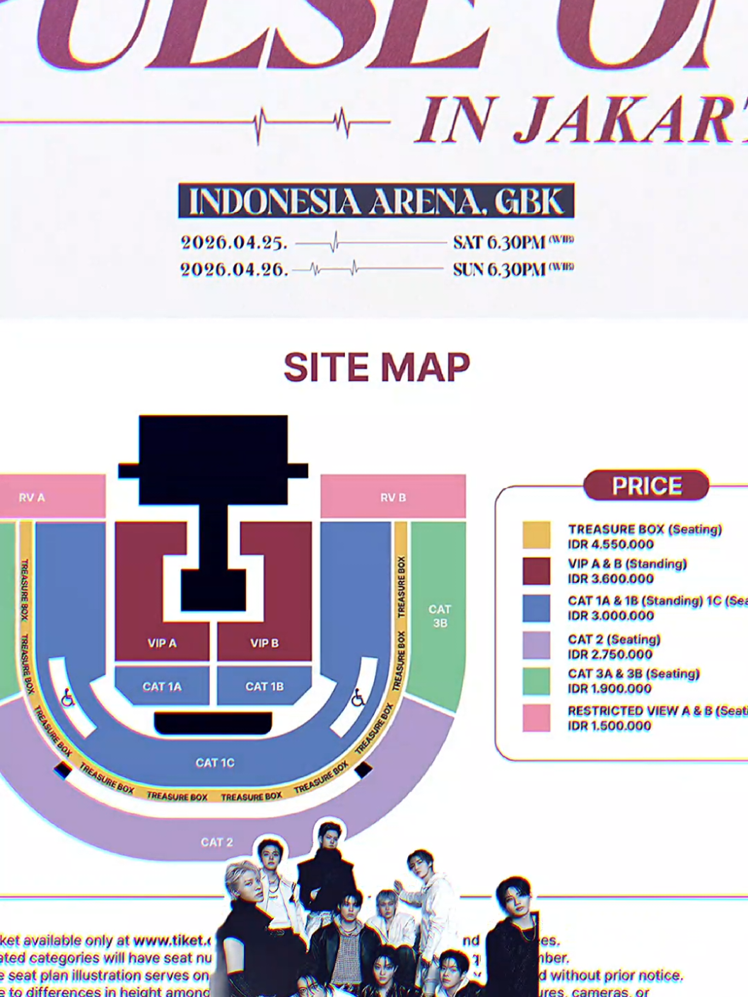 JASTIP KONSER TREASURE INJAKARTA PULSE on   JASTIp TIKET KONSER TREASURE  ATEEZ IN JAKARTA 2026 • BOOKSLOT: 100K  • FEE 250K-350K • BISA DICICIL SAMPAI HARI H tiketing  @yg_treasure_official  WA +62 821-1405-8652 / DM  Tag. Ateez ANTINY TREASURE  #JASTIPKONSER #jastipmurah  #TREASURE #teume  #PULSE_ON 