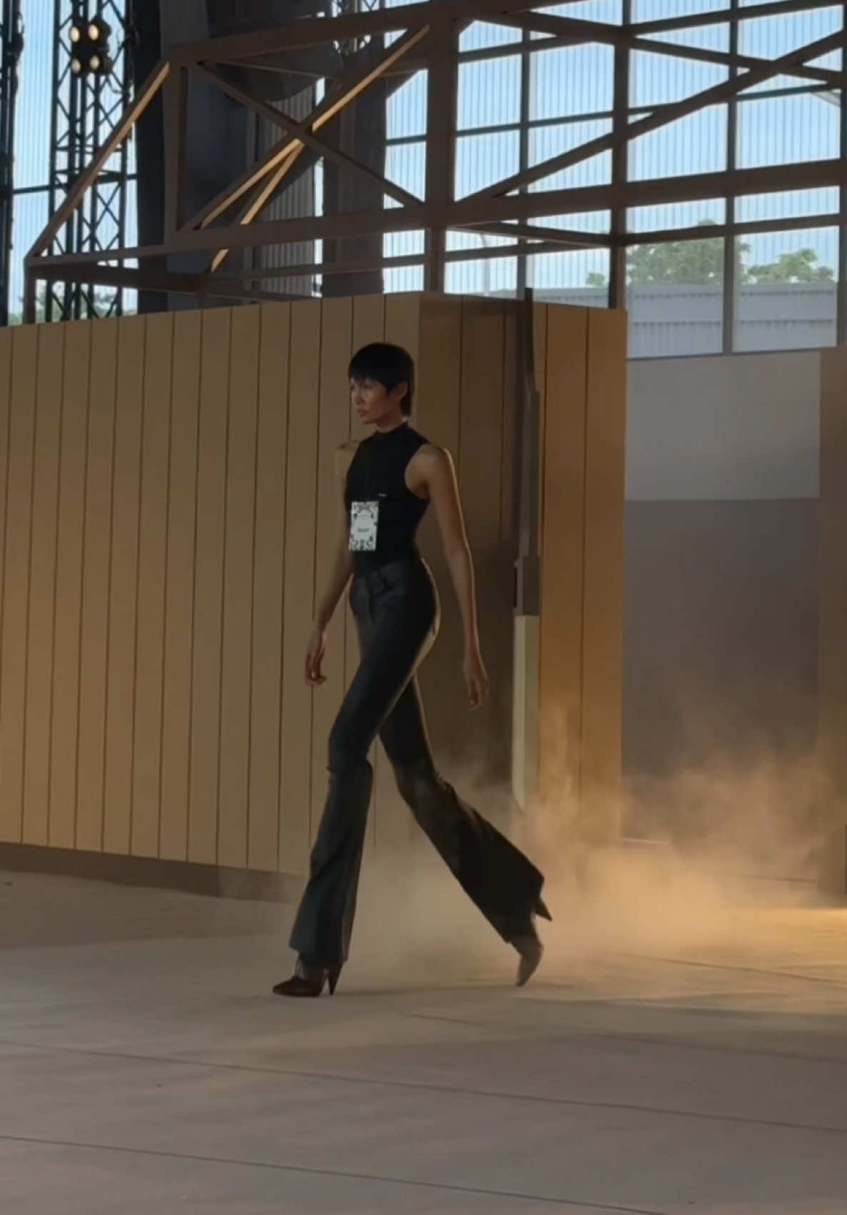 Rehearsal vs Fashion Show  #sirivannavari #thaimodel #jemma 