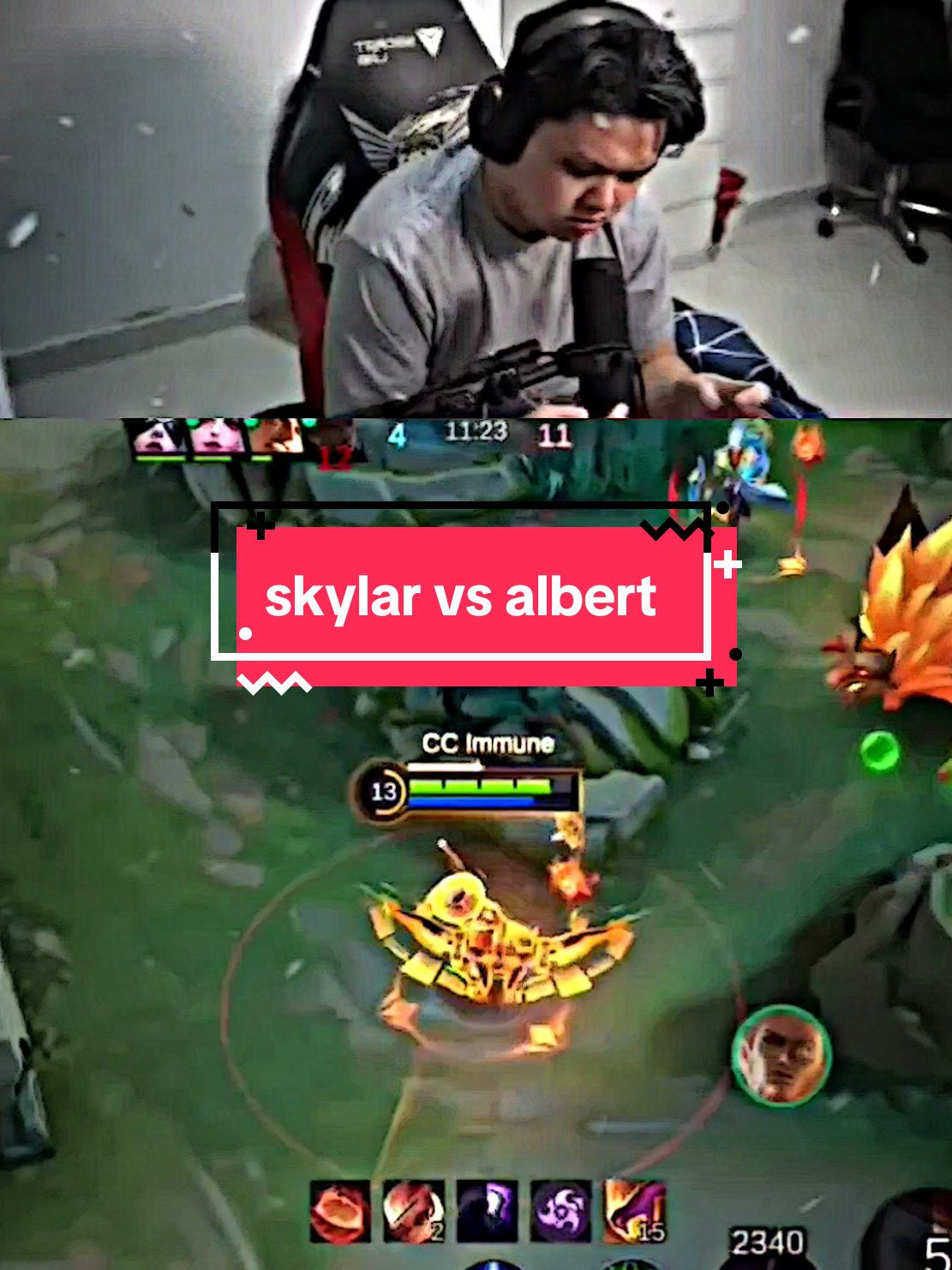 skylar solo kil albert☠️🔥 #MLBB #MLBB9TH #onicskylar #evosalberttt #fyp 