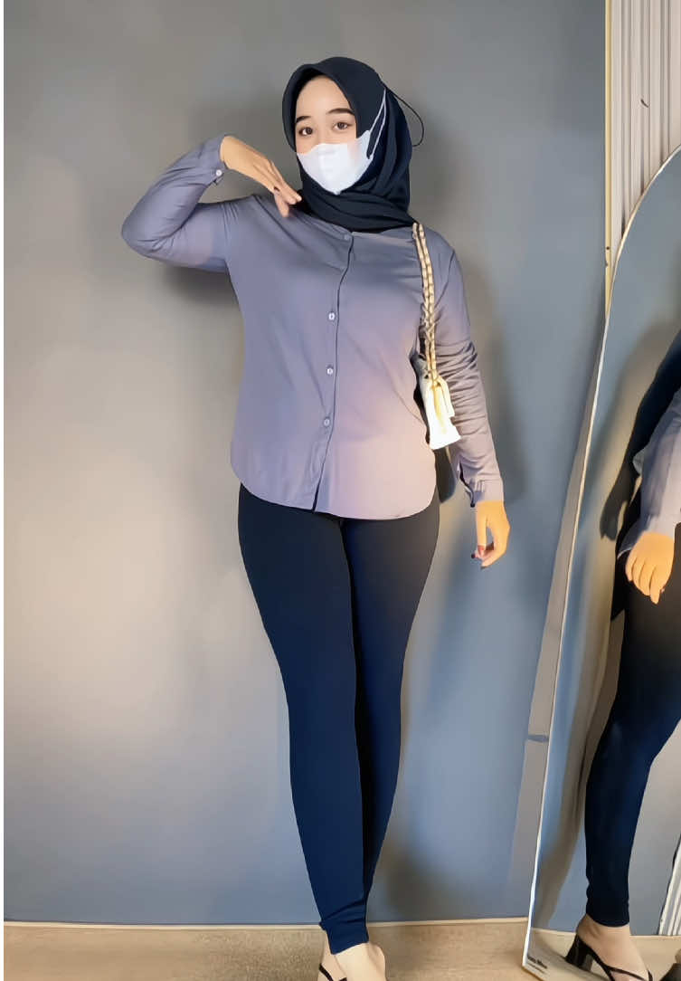 rekomendasi kemeja rayon lengan panjang bahan adem nyaman poll, yuk buruan di co😘 #kemejarayon #kemejawanita #ootdhijab #fyp #rekomendasioutfit 