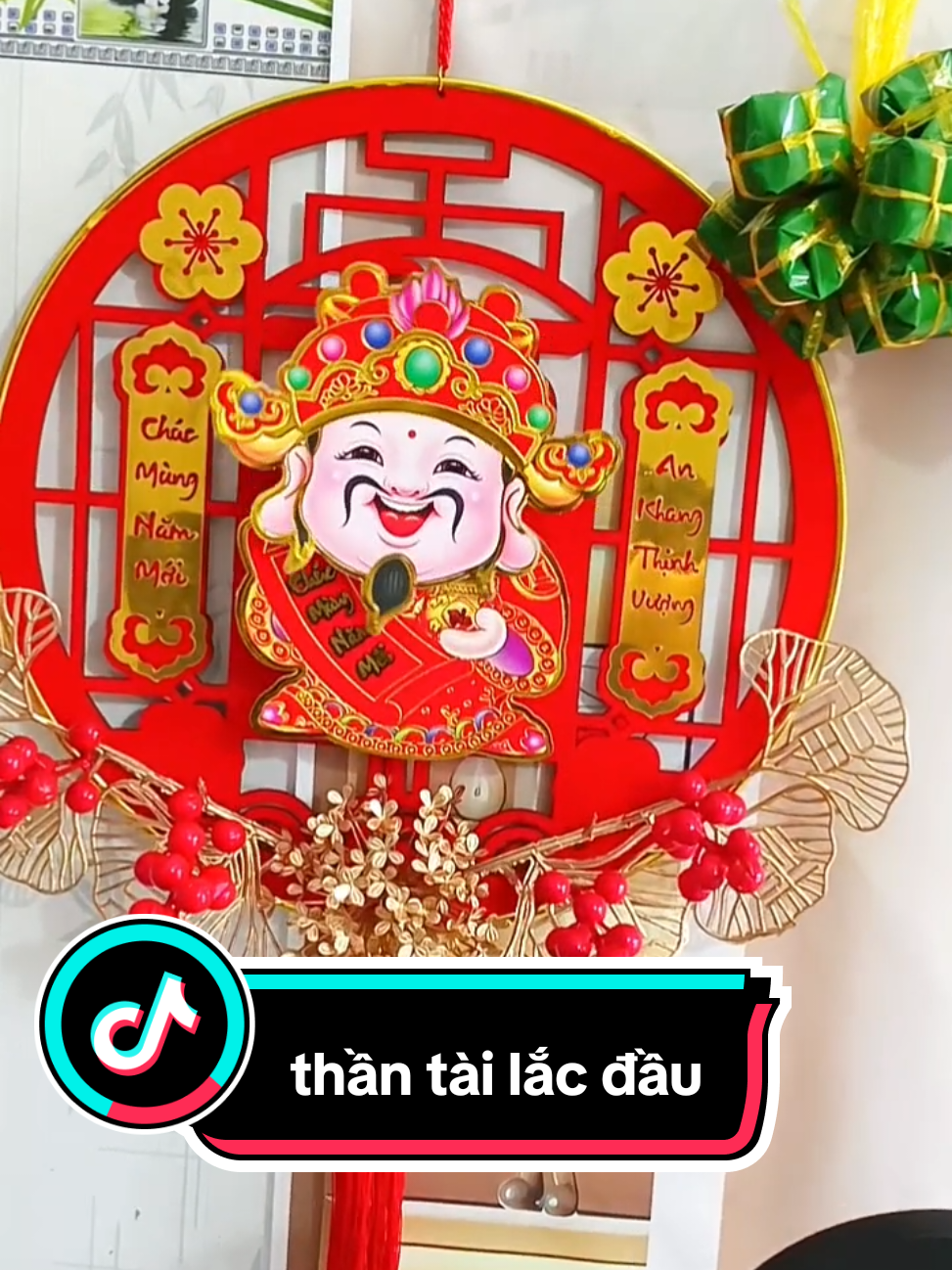 dải treo thần tài lắc đầu  #thutran591 #tiepthilienket #thantailacđau #xuhuong 