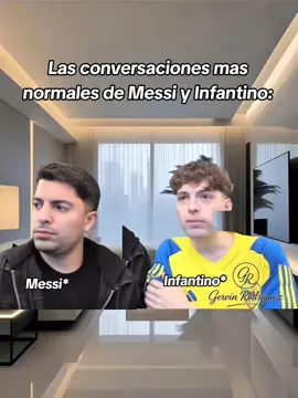 las conversaciones más normales de Messi y Infantino 😅 #messi #infantino #argentina #realmadrid #Cristianoronaldo 