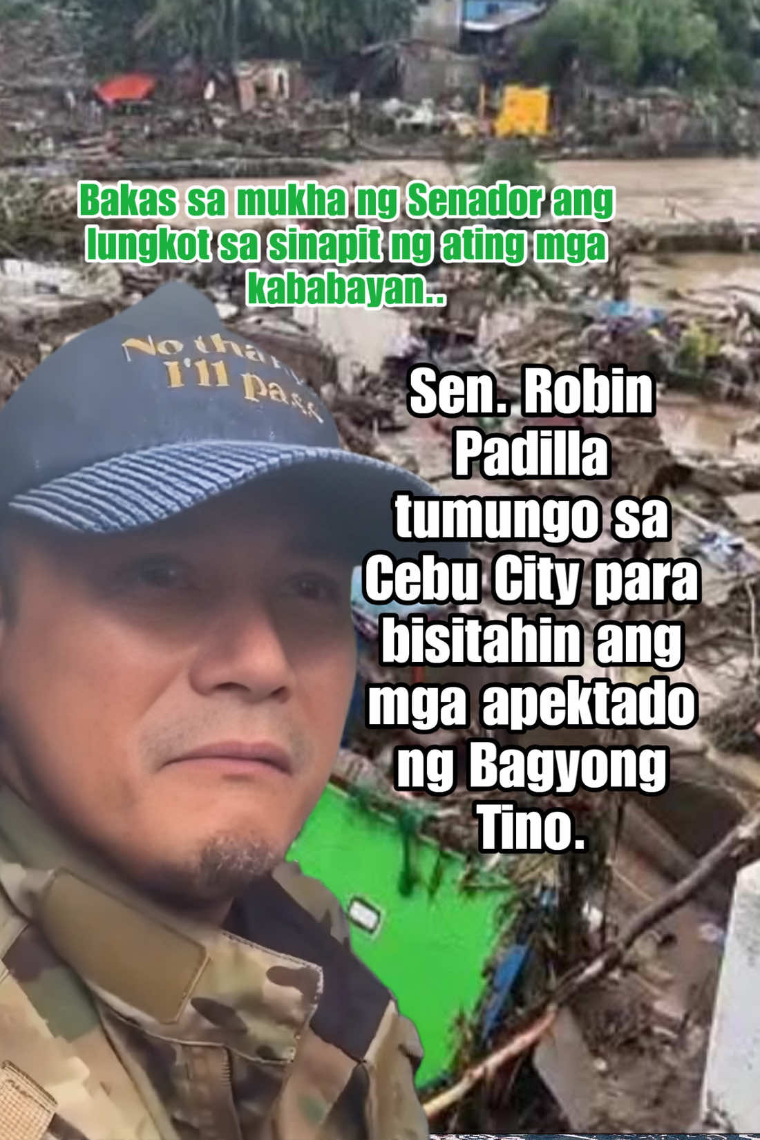 @Senator Robin Padilla nagtungo sa Cebu City para bisitahin ang mga kababayan na biktima ng Bagyong Tino. #RobinPadilla #senrobinpadilla #PrayForCebu
