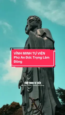 VĨNH MINH TỰ VIỆN, Đức Trọng, Lâm Đồng. Ngôi chùa nằm trên đồi cao, nhiều cây xanh, là địa chỉ tâm linh của nhiều Phật tử và người dân quanh vùng! #phatgiao #chuavietnam 