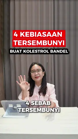 Kolesterol tinggi nggak selalu dari makan berlemak! Ternyata 4 kebiasaan tersembunyi ini bisa bikin kolesterol bandel Follow dan share video ini ke teman dan saudara agar semua mendapat manfaatnya 😍. 👉Gabung dalam komunitas sehat kami ya, bisa cek di bio🥰 #KolesterolBandel #TipsSehat #dokerikadevi #dokterpenyakitdalam 