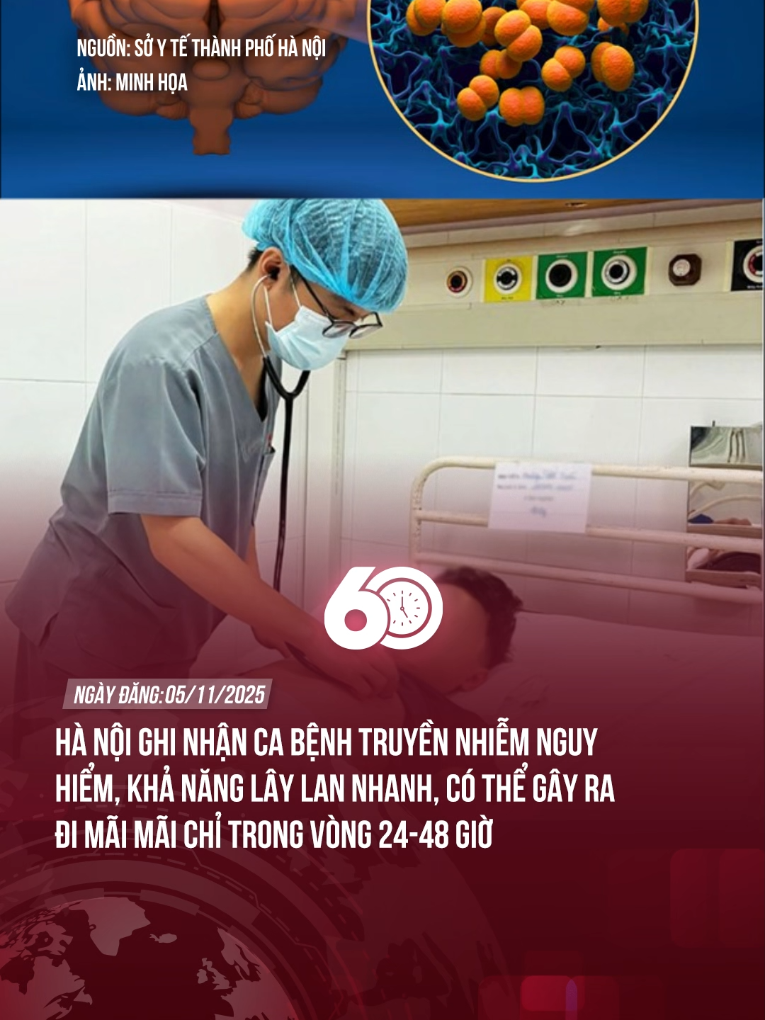 HÀ NỘI GHI NHẬN THÊM CA MẮC NÃO MÔ CẦU: CẢNH BÁO BỆNH LÂY LAN NHANH, DIỄN TIẾN NGUY HIỂM #tiktoknews #theanh28 #60giay
