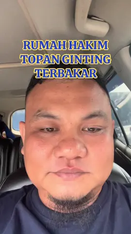 RUMAH HAKIM TOPAN GINTING TERBAKAR #kpk #polda #sumut #hakim #fyp 