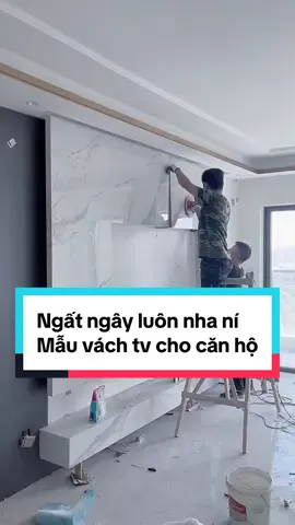 Ai có căn hộ thì xem mẫu này nè, đảm bảo mê mệt nhé #thicongnoithat #noithatgo #noithatgiare #xuhuong #vachtivi 
