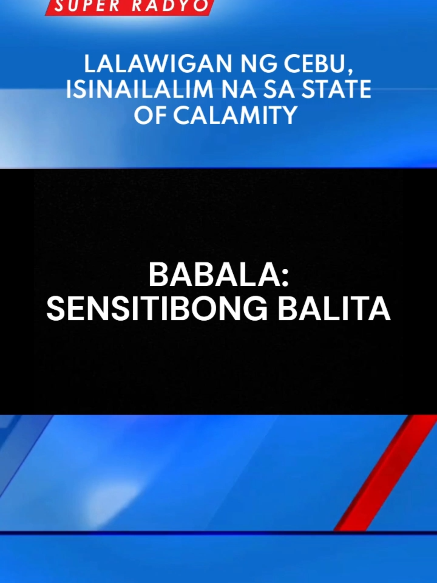 [BABALA: SENSITIBONG BALITA] Lalawigan ng Cebu, isinailalim na state of calamity dahil sa tinamong pinsala dulot ng pananalasa ng Bagyong Tino. #newsph #icymi #fyp #tiktoknews #tiktoknewsph #breakingnewsph #flashreport #fypツ #dzbb #foryou #news #TinoPH