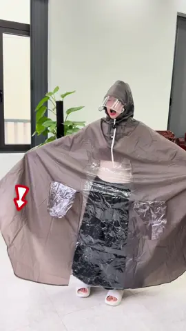 áo mưa đôi choàng to rộng, chống thấm ngược, tà hông dài chống ướt 2 bên#aomuadoi #aomuadixemay #aomuachongtham 