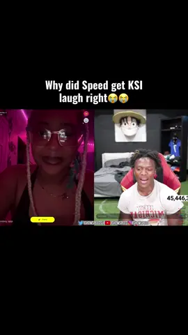 How did Speed do KSIs laugh that good😭 #ishowspeed #ksi #laugh #fyp #viral 