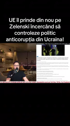 UE îl prinde din nou pe Zelenski încercând să controleze politic anticorupția din Ucraina! #stiriromania #unumihai #stiri #breakingnews #pentrutine 