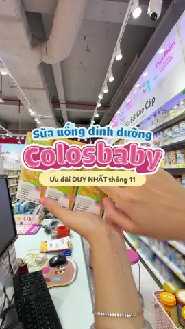 Sữa uống dinh dưỡng Colosbaby #ConCung #LoveConCung #colosbaby 