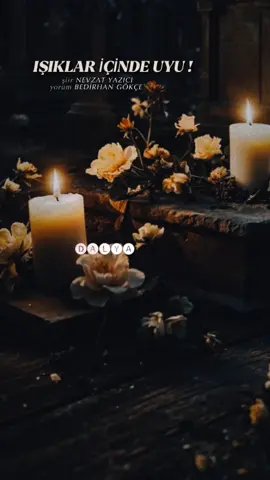 ışıklar içinde uyu / nevzat yazıcı #dalya #nevzatyazıcı #bedirhangökçe #uyu #fypツ 
