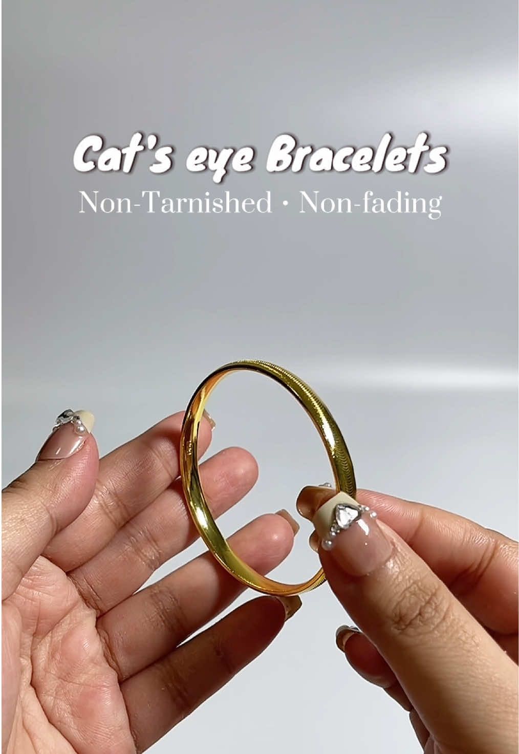 Cat's eye Bracelets #bracelet #bangle #nontarnishbracelet 