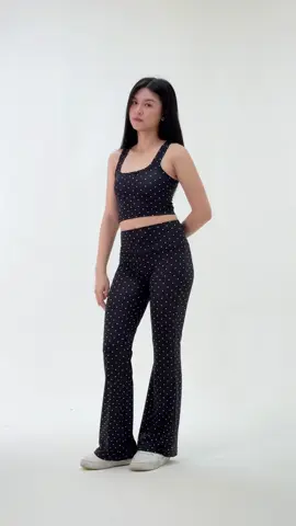 new item is calling… one set polkadot yang bikin minna engga tenang karna ditanyain dearest teruss😩🙏🏻 cuss checkout di keranjang kuning yaa dear!!😉🫶🏻 #oneset #polkadot #sportswear #fyp 