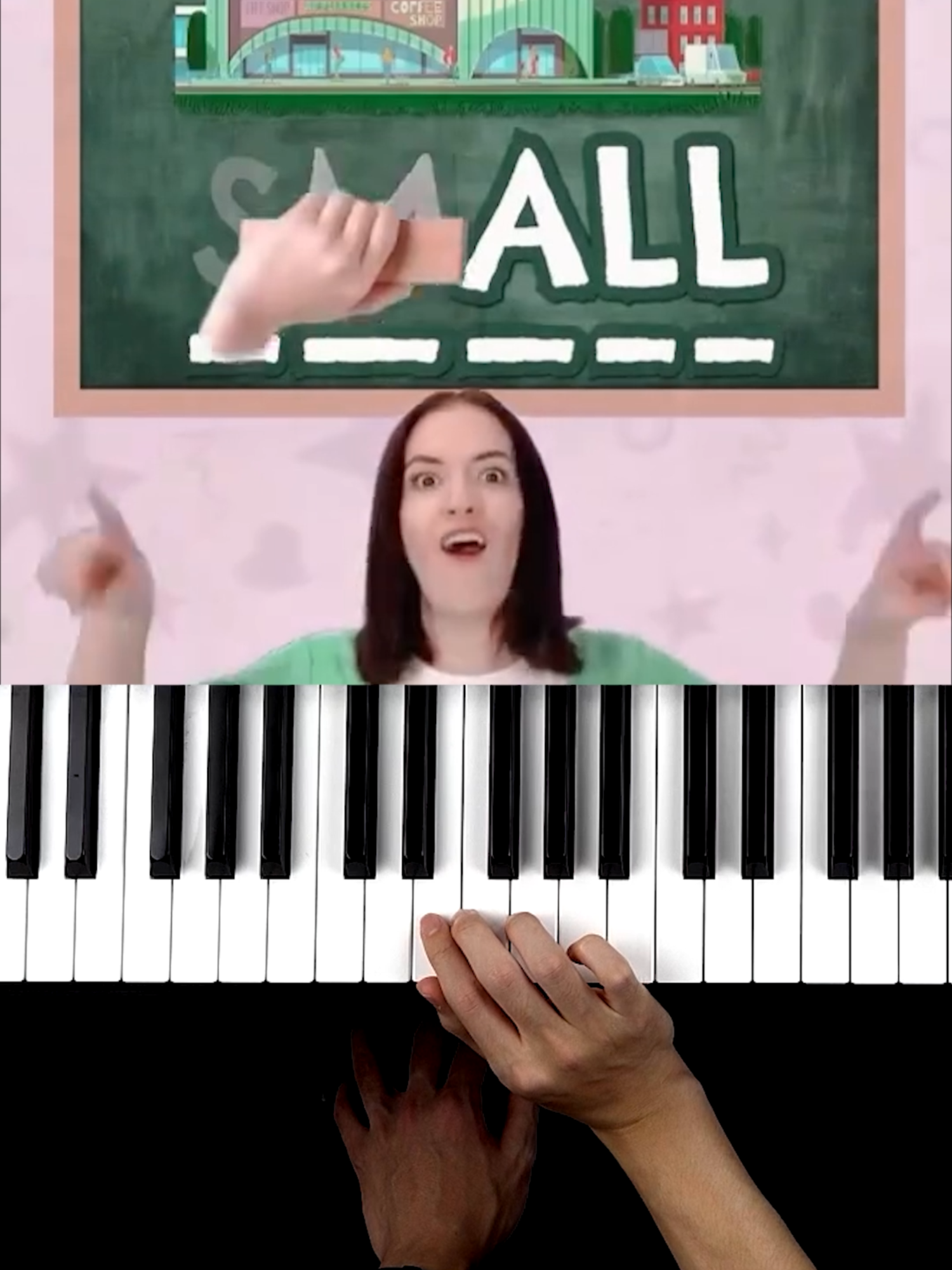 She is coming...🥶🎄🎹그녀가 온다... #fyp #foryou #piano #christmas #carol #meme #tutorial #피아노 #크리스마스 #밈