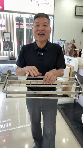 Giá treo khăn nhà tắm INOX 304 gấp gọn 4in1 #giankhantamdanang #vatkhangianinox #xuhuong #thinhhanh 