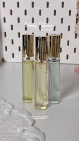 meet the mini lucky potions season II 🫶🏻✨ finally you can carry your favorite perfume anytime, anywhere! #luckybeauty #luckypotionsii #miniperfume #15ml #maragatchalian @Lucky Beauty Inc 