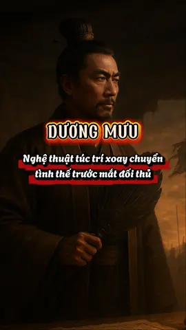 Dương mưu - nghệ thuật túc trí xoay chuyển tình thế trước mắt đối thủ. #thuyetduongmuu #trietlycuocsong #daolycuocsong #sach #BookTok 