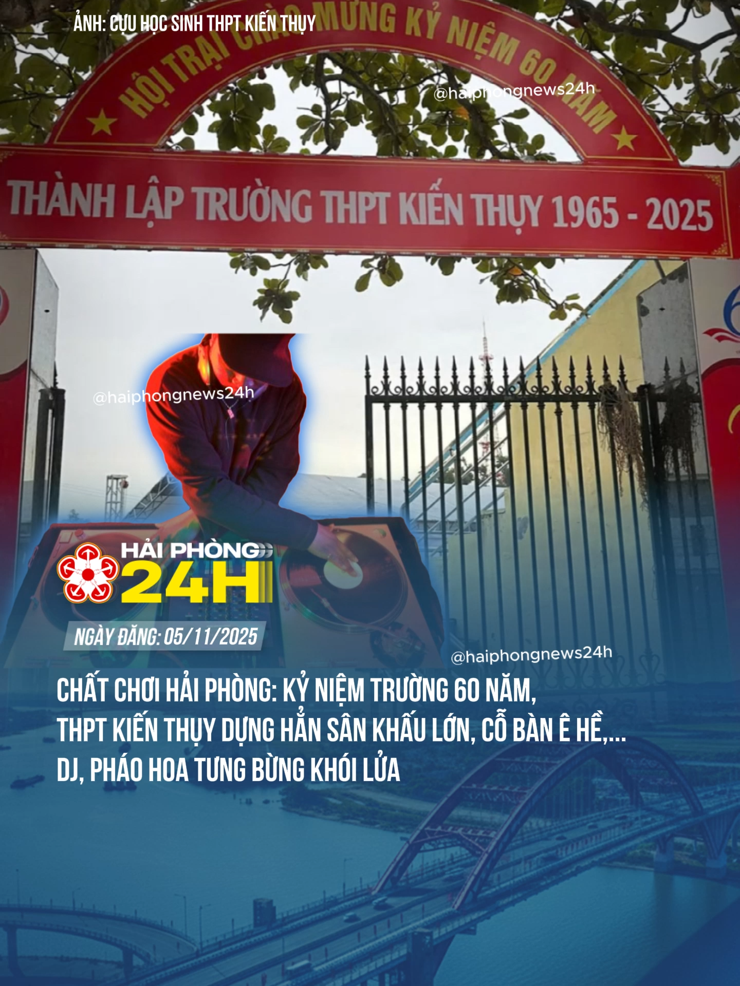 KỶ NIỆM TRƯỜNG NHƯNG TẦM CỠ CỨ PHẢI LÀ CONCERT TẦM CỠ #haiphong24h #tiktoknews #haiphong #trending #news #theanh28