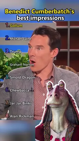 Benedict Cumberbatch's Funniest Impressions#celebrity #impression #funny #foryoupage #usa 