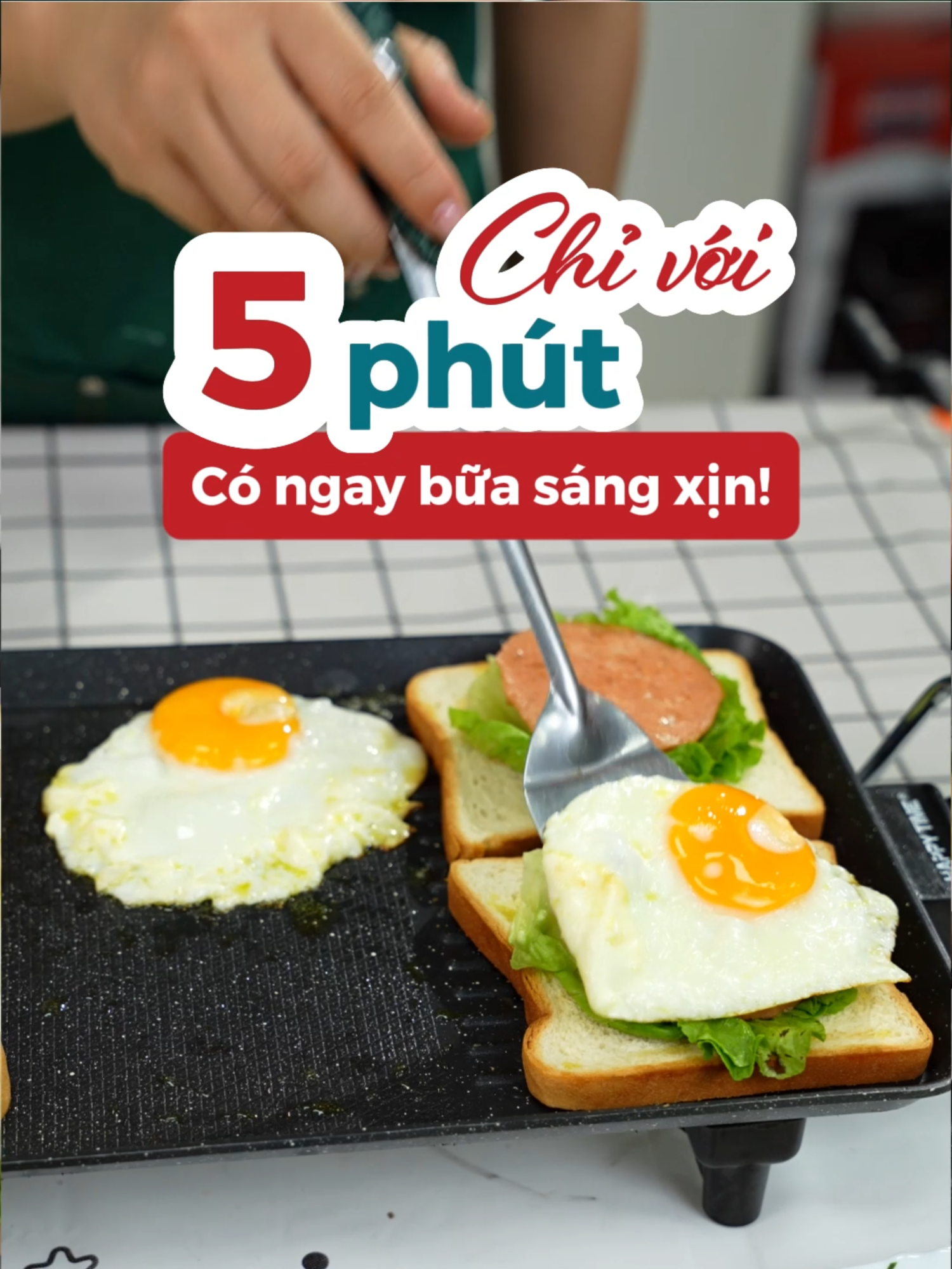 Bữa sáng tiện lợi ngay tại nhà Bếp nướng điện HAPPY TIME HTD4606 #sunhousegiadungquocdan #antoantienloi #bepnuongdiensunhouse #HTD4606  @sunhouse.binhgiunhiet @sunhouse.homeliving @sunhouse.official