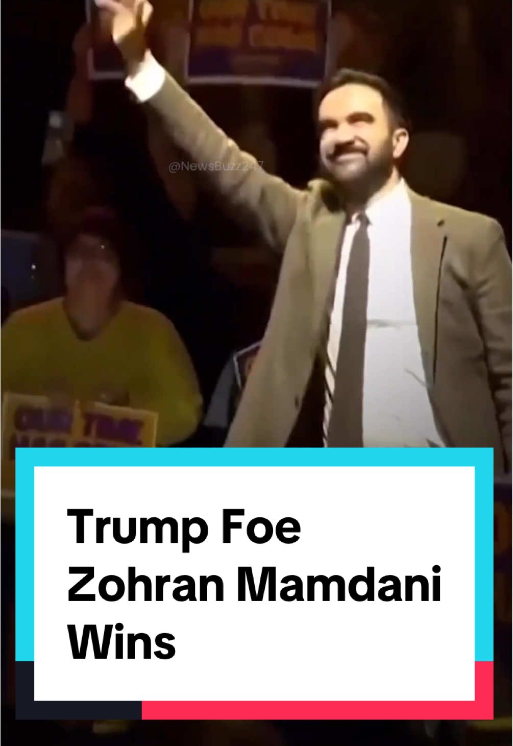 Trump Foe Zohran Mamdani Wins New York City Mayor Poll Indian-origin politician Zohran Mamdani has made history by winning the New York City mayoral election, becoming the city’s first Muslim mayor. The leader celebrated his landmark victory with a post on social media. #ZohranMamdani #NYCMayor #IndianOrigin #NewsBuzz247 #NewYorkCity  
